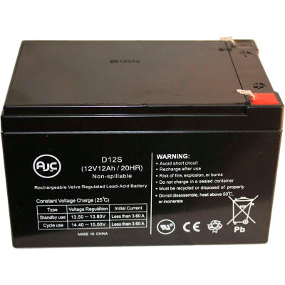 AJC® John Deere Power Pull IGOR0006 12V 12Ah Batterie de pelouse et de jardin