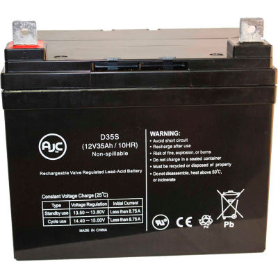 AJC® Portalac GS TEV12360 12V 35Ah Batterie de lumière d’urgence