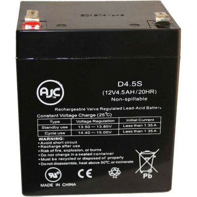 AJC® Ademco 467 12V 4,5Ah Batterie d’alarme