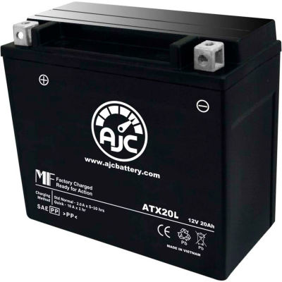 Batterie AJC Kawasaki JT1500 250X Personal Watercraft Battery (2007-2013), 18 Ampères, 12V, Terminaux B