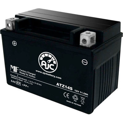 AJC Battery Power Max GTZ14S Batterie, 11,2 Amps, 12V, B Terminals