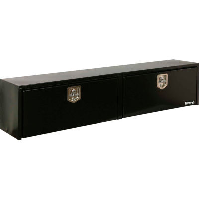 Buyers Stainless Steel Topside Truck Box w/ T-Handle - Black 16x13x88 - 1702950