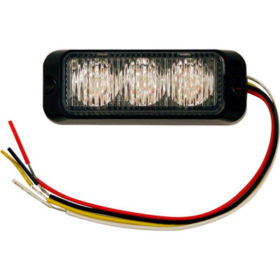 Acheteurs LED rectangulaire ambre Strobe Light 12-24VDC - LEDs 3 - 8891120