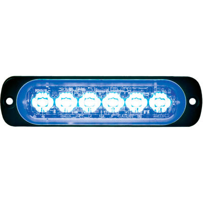 Les acheteurs LED rectangulaire extra-plat bleu stroboscope 12V - LEDs 6 - 8891904