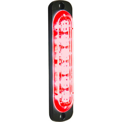 Les acheteurs LED rectangulaire rouge Low Profile stroboscope 12V - LEDs 6 - 8891913