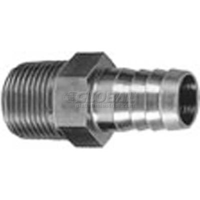 Tuyau d’aspiration acheteurs barbée adaptateur, Bca20180, 1-1/4" mâle Npt X 1-1/4" bavure de tuyau - Qté min 4