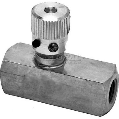 Hydrastar Flow Control Valve, F800S, 1/2" acier régulateur de débit, TNP