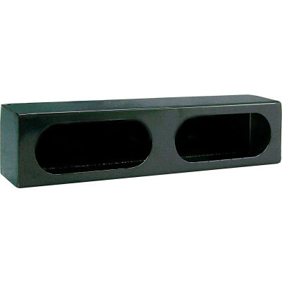 Double ovale en acier léger Cabinet noir - LB3163