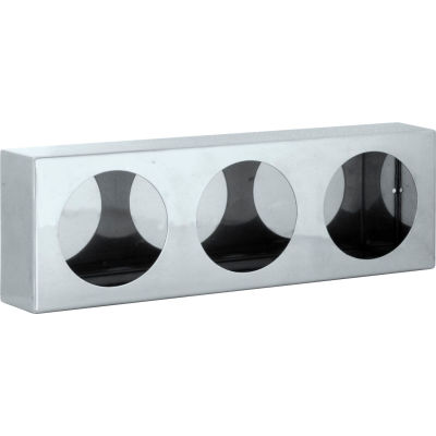 Triple Round Stainless Steel Light Cabinet - LB6183SST