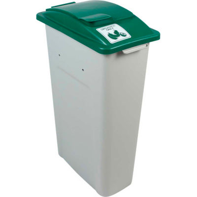 Busch Systems Watcher déchets unique - Matières organiques seulement, 23 gallons, gris/vert - 100941