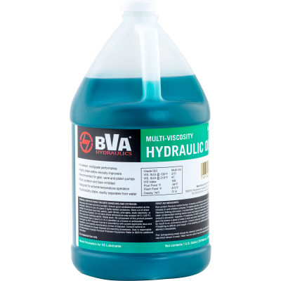 Cisaillement d’huile hydraulique BVA Premium stable, anti-viscosité multiple, 1 gallons