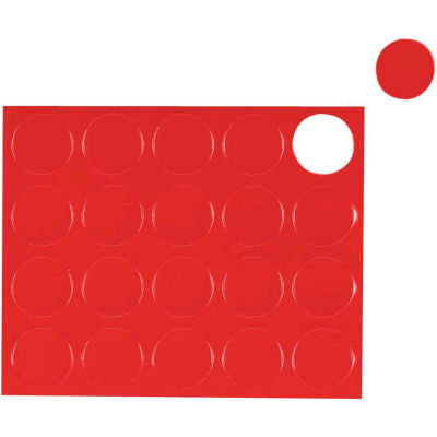 Magnétaux masterVision Red Circle, Pack de 20