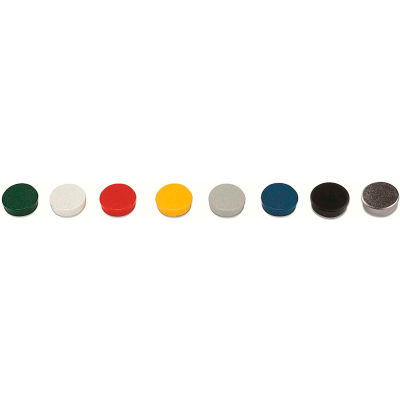 MasterVision Super Magnets - 3/4" diamètre - Couleurs assorties - Paquet de 10