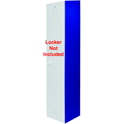 Panneau d’extrémité bradley pour slope top locker EPST-S1272-203 12x72 - Bleu profond