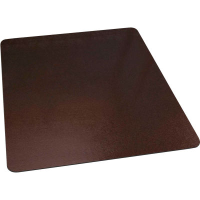 ES Robbins® bureau chaise tapis pour tapis - 46 "x 60" - Bronze - bord droit