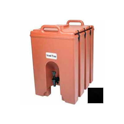 Cambro 1000LCD110 - Camtainer Beverage Dispenser, Insulated, 11-3/4 Gallon, 20-3/4x16x24-3/4, Black