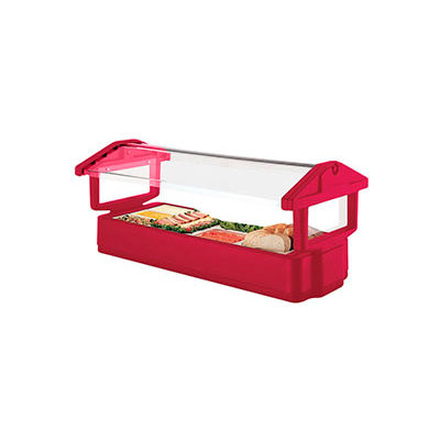 Cambro 5FBRTT158 - Table Top modèle Food Bar 33 x 63, Red Hot