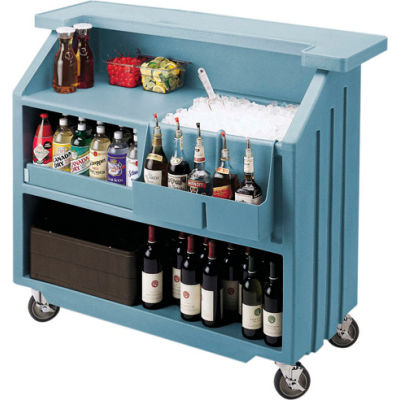 Cambro BAR540401 - Small Size, Bottle Service, Standard Decor, Slate Blue