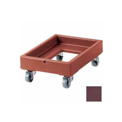 Cambro CD1420131 - Camdolly lait caisse foncé brun ETAGERE 350lbs.