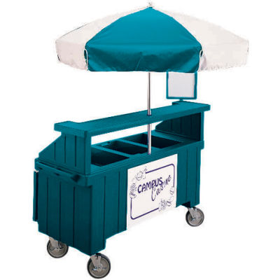 Cambro CVC72192 - Camcruiser chariot de Vending, pan taille 1, 6" profonde, granit vert