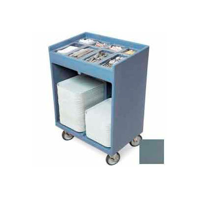 Cambro TC1418401 - Plateau et bleu ardoise argent Cart (avec les Pans et couverture)