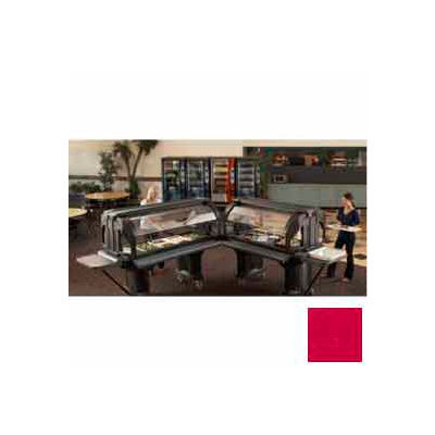 Cambro VBRTHD5158 - Versa Food Bars Work Table, Cold Food, 60" x 36", 6" Swivel Casters, Hot Red