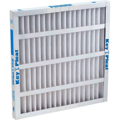 Purolator® Key Pleat Pleated Air Filter, MERV 7, Self-Supported, 18"Wx24"Hx2"D - Pkg Qty 12