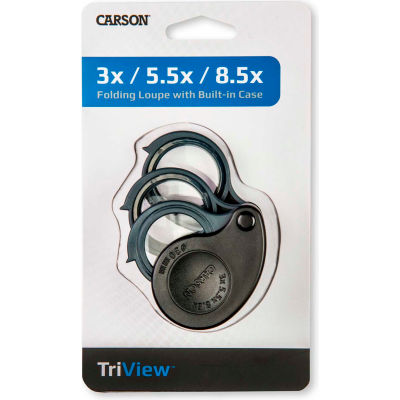Loupe optique Tv-36 Triview™ Carson - Qté par paquet : 4