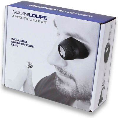 Carson® ML-20 MagniLoupe 4 pièces oculaire Loupe ensemble (4,5 x 6,5, x, x 8, x 13) - Qté par paquet : 2