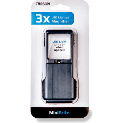 Carson® PO-25 MiniBrite 3x Loupe - Qté par paquet : 3