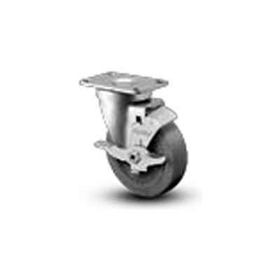 Albion® institutionnel roulette pivotante avec frein 3-1/2" dia. 300 lb Cap. - DCXS03X31-SF