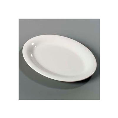 Carlisle 3308642 - Sierrus™ Oval Platter 9-1/2" x 7-1/4", Bone - Pkg Qty 24