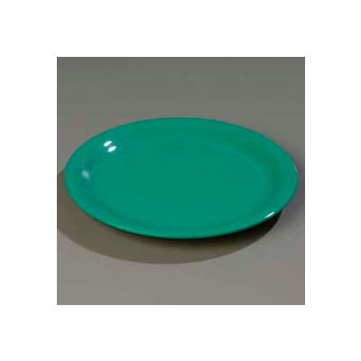 Carlisle 4300409 - Durus® Narrow Rim Dinner Plate 9-1/16" x 29/32", Green - Pkg Qty 24