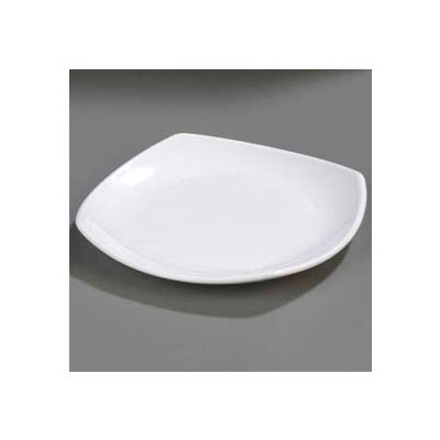 Carlisle 4330602 - Square Plate 9-1/2" x 9-1/2", White - Pkg Qty 48