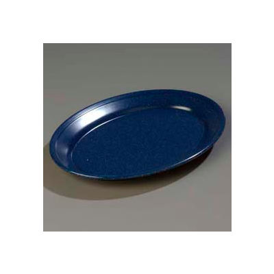 Carlisle 4356035 - Dallas Ware® Oval Platter 12" x 8-1/2", Cafe Blue - Pkg Qty 24