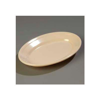 Carlisle 4356325 - Dallas Ware® Oval Platter 9-1/4" x 6-1/4", Tan - Pkg Qty 24