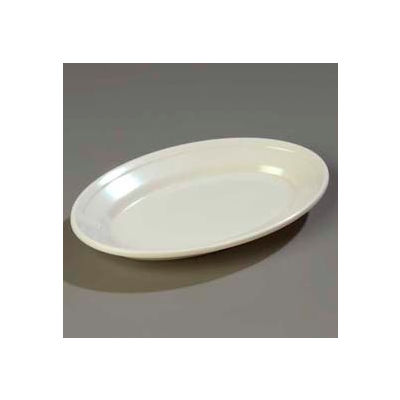 Carlisle 4356342 - Dallas Ware® Oval Platter 9-1/4" x 6-1/4", Bone - Pkg Qty 24