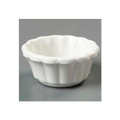Carlisle 4394342 - Scalloped Ramekin 3 Oz., Bone - Pkg Qty 48