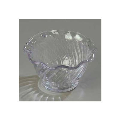 Carlisle 453207 - Tulip Dessert Dish 5.4 Oz., 3-3/4", Clear - Pkg Qty 24