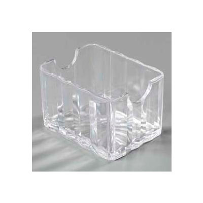 Carlisle 454907 - Crystalite® Sugar Caddy, Holds 20 Packets, Clear - Pkg Qty 24