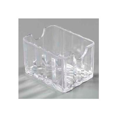 Carlisle 454907 - Crystalite® Sugar Caddy, Holds 20 Packets, Clear - Pkg Qty 24