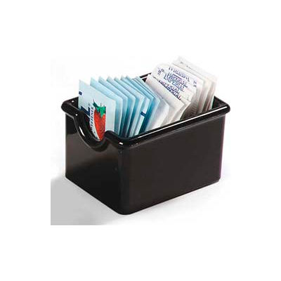 Carlisle 455003 - Sugar Caddy, Holds 20 Packets, Black - Pkg Qty 24