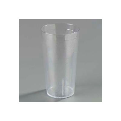 Carlisle 5216-207 - Stackable™ SAN Tumbler 16 Oz., Clear, 24 Ea., Pebbled - Pkg Qty 24
