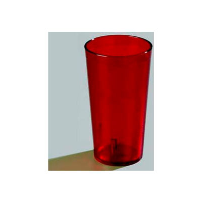 Carlisle 521610 - Stackable™ SAN Tumbler 16 Oz., Ruby, Pebbled - Pkg Qty 72