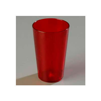 Carlisle 553210 - Stackable™ SAN Tumbler 32 Oz., Ruby, Pebbled - Pkg Qty 48