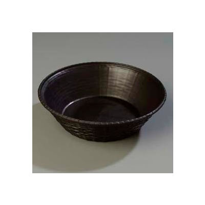Carlisle 652403 - Weavewear™ Round Basket 1.6 Qt., Black - Pkg Qty 12