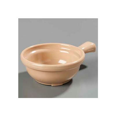 Carlisle 700619 - Handled Soup Bowl 8 Oz., 4-5/8", Stone - Pkg Qty 24