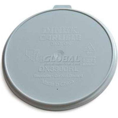 Dinex DX3300RL - Turnbury® réutilisables couvercle plat-Fits DX3300 9 Oz. 250/Cs, le bol translucide