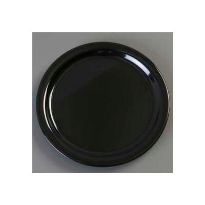 Carlisle KL20003 - Kingline™ Dinner Plate 8-29/32" x 25/32", Black - Pkg Qty 48