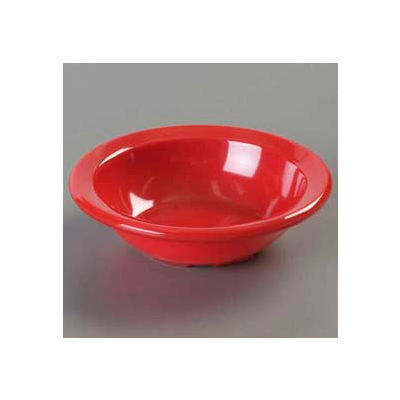 Carlisle KL80505 - Kingline™ Rimmed Fruit Bowl 4.4 Oz., 4-19/32", Red - Pkg Qty 48